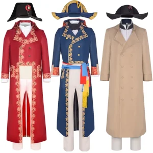 18th-19th Century Medieval Retro Emperor Napoleon Full Suit Cosplay Costume for Adults