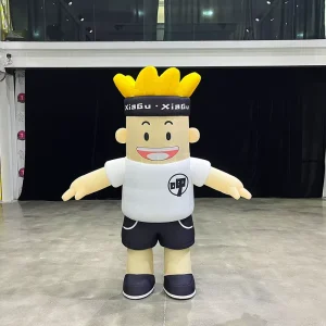 2M Waterproof Inflatable Young Man Costume for Boys and Teenagers Oxford Cloth Mascot Costume
