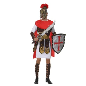 Adult Boy Roman Warrior Spartan Crusader Costume for Carnival Cosplay