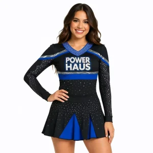 Adult Cheerleader Costumes for Cheerleading in Spandex Polyester with Factory Direct Supply and Quick Delivery