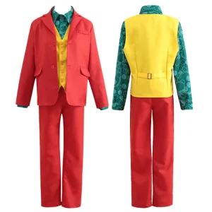 Adult Clown Performance Costume Polyester Custom Size Unisex