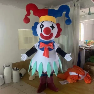 Adult Custom Clown Mascot Costume Cartoon Walking Mascot Costume