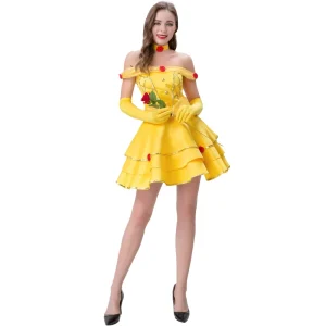 Adult Fairy Tale Princess Costume Dress for Halloween Cosplay and Masquerade Balls DISP-007