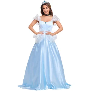 Adult Fairy Tale Stage Performance Dress Kit Woman Party Princess Halloween Cosplay TV & Movie Costume Woman Long Dress