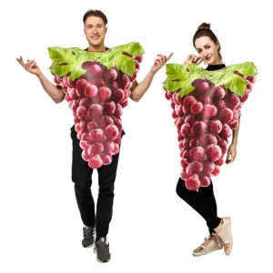 Adult Grape Fruit Mascot Costume