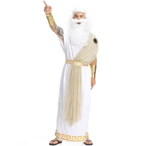 Adult Greek Mythology Prince Polyester Cosplay Costume Suit
