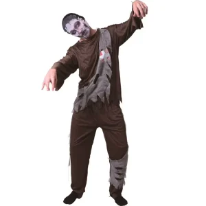 Adult Horror Zombie Costume for Men