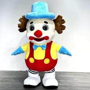 Adult Inflatable Clown Mascot Costume for Carnival Parade Performance