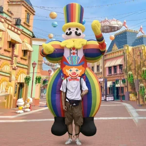 Adult Inflatable Walking Clown Puppet Costume