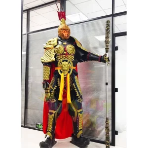 Adult Mecha LED Large Armor Character Robot Mascot Cosplay Costume for Party