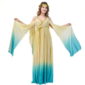 Adult Men Women’s Echo Greek Mythology Plus Size Role Playing TV Movie Costumes Halloween Dresses for Couples Polyester