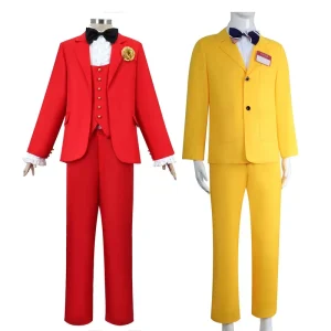 Adult Men’s Red Wedding Horror Anime Cosplay Suit Costume HORR-018
