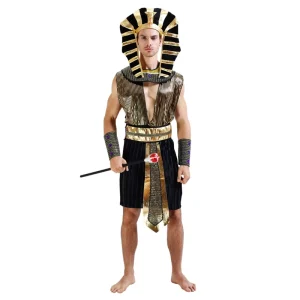 Adult Native Priest Ancient Pharaoh Costume for Men