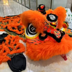 Adult Performance Lion Dance Costume Chinese Culture Inspired Normal Size Two Person Compatible From China