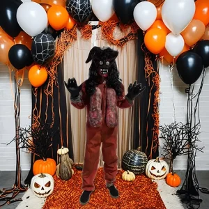 Adult Plastic Animatronic Ghost Zombie Costume for Haunted Houses