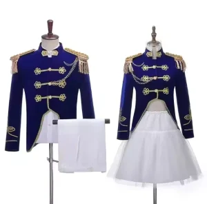 Adult Queen’s Guard Costume British Royal Guard Uniform Costume Dress up Prince William Soldiers Halloween Performance Wear