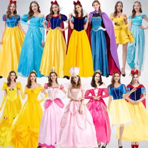 Adult Snow Princess Cosplay Costume