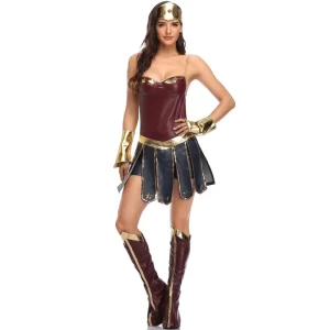 Adult TV & Movie Carnival Role play Party Halloween Cosplay Sexy Superhero Women Princess Dress with Shorts & Skirts