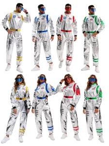 Adult Unisex Astronaut Jumpsuit with Sunglasses
