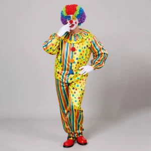 Adult Unisex Clown Costume for Carnival Halloween Cosplay