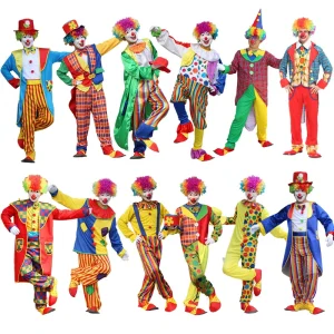 Adult Unisex Echo Clown Costume Polyester