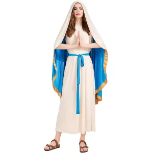 Adult Women’s Ancient Israeli Cosplay Dress Polyester