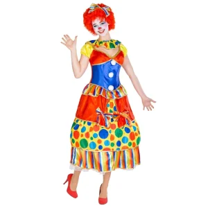 Adult Women’s Clown Fancy Dress Party Cosplay Costume