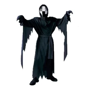 Adult and Child Ghost Death Boy Horror Costume with Mask
