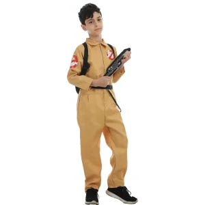 Adult and Child Ghost Hunting Uniform Cosplay Costume Polyester Unisex