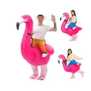 Adult and Child Giant Pink Flamingo Inflatable Cosplay Costume
