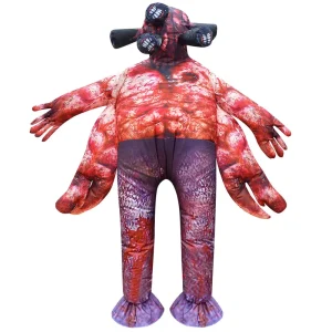 Adult and Kids Humanoid Siren Head Mummy Inflatable Costume