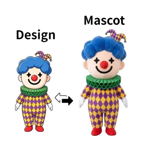 Adults Joker Animal Costume Walking Mascot Cartoon Circus Prop