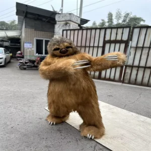 Amusement Park Walking Animatronic Sloth Model Costume