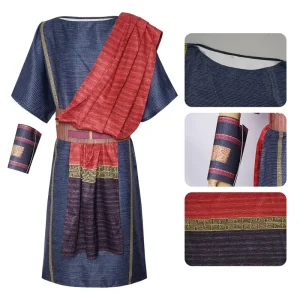 Ancient Assyrian Style Cosplay Costume Stage Performance Outfit