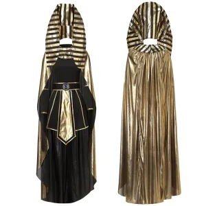 Ancient Egypt Kings Queen Princess Cosplay Costume Women Men Pharaoh Halloween Stage Dance Costume Role Play Carnival TV Movie