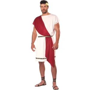 Ancient Greek Men Roman Toga Caesar Party Fancy Dress Costume