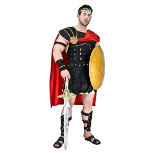 Ancient Medieval Warrior Outfit Halloween Party Adult Roman Gladiator Costume for Men