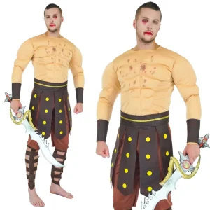 Ancient Roman Warrior Cosplay Costume for Adult Men