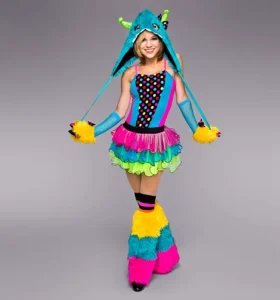 Animal Shape Stage Play Performance Costume Cute Cartoon Plush Character Colorful Performance Dance Stage Costume