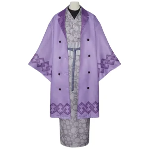 Anime Character Long Kimono Costume Full Set Polyester