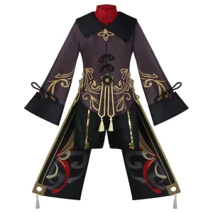 Anime Game Wig and Uniform Cosplay Costume for Women