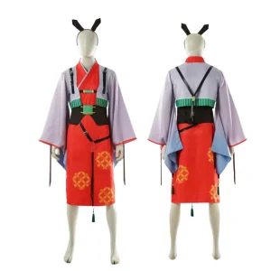 Anime Kimono Halloween Carnival Uniform Cosplay Costume Unisex Polyester