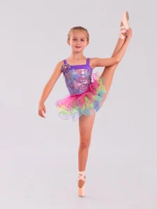 Anna Shi New Designs Children’s Dresses Stage Light purple High stretch Nylon spandex Ballet Tutu