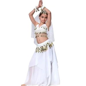 Arabian Gypsy Indian Belly Dance Dress Performance Costume Tutu Girls’ Dance Costume