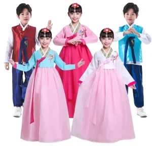 Asian Cosplay Performance Hanbok Korean Traditional Costume for Kids TRAD-002