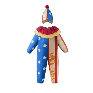 Baby Clown Joker Costume for Boys Stage Performance Halloween Carnival Party