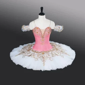 Ballerina Performance Wear Pink Fairy Doll YAGP Stage Costume Nutcracker Girls Tutu Dress Kids Balletstage Dance Dress Costume