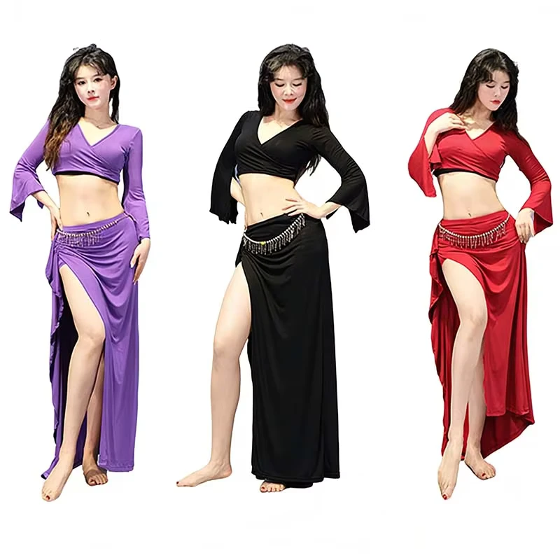 Belly Dance Long Dress Sexy Performance Costume for Women Party Cosplay Dance Performance BN042