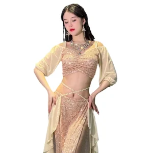 Belly Dance Skirt Suits Dancing Dress Costume Set Stage Performance Women’s Sets Performance Wear Belly Dancing