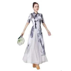 Bestdance Qipao Dance Costume Chinese Classical Dance Wear Training Dress Festival Costume